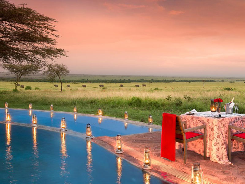 Kenia Zanzibar andBeyond Kichwa Tented Camp Dining