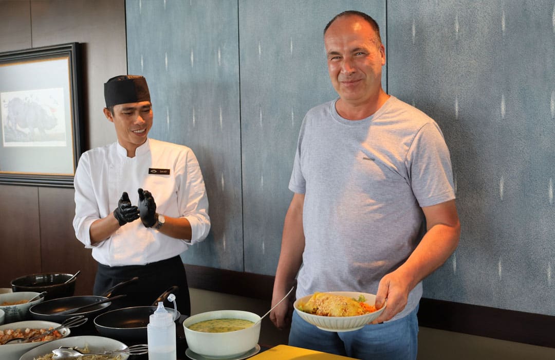 Vietnam Aqua Mekong Eten koken