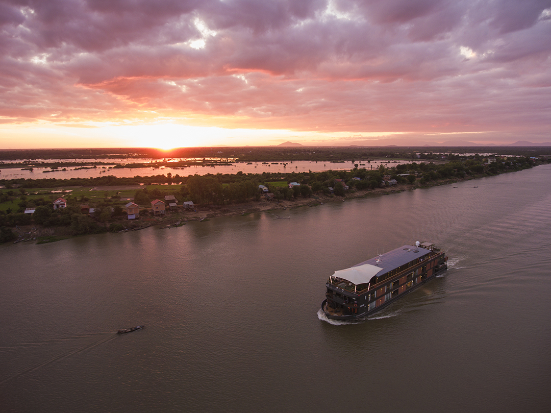 Vietnam rivier Mekong en Aqua Mekong