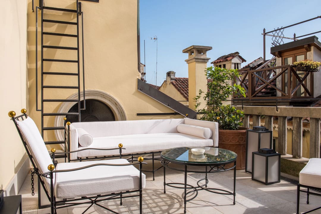 Terras Nolinsky Hotel Venetië