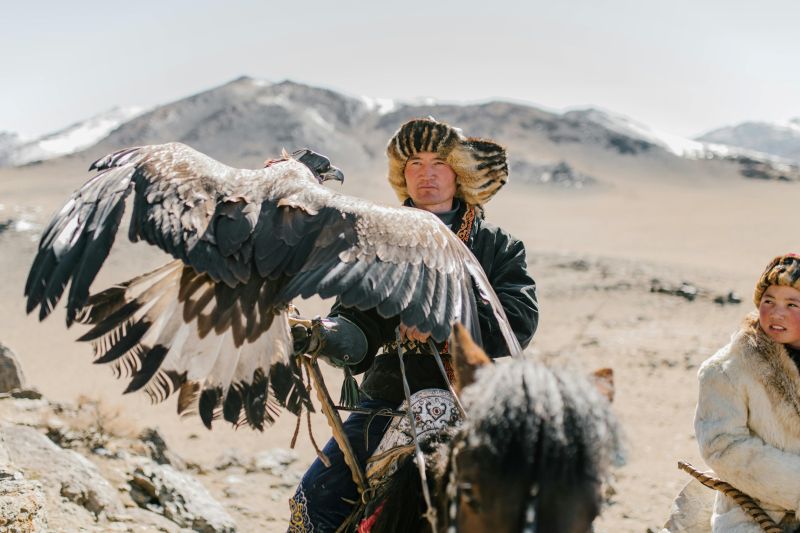 Arendjacht meemaken tijdens rondreis Mongolië met Eagle Masters Altai