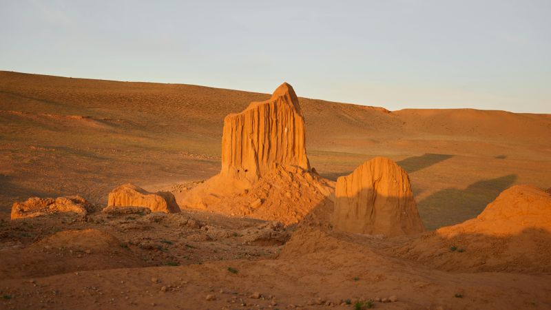 Gobi-woestijn in Mongolië