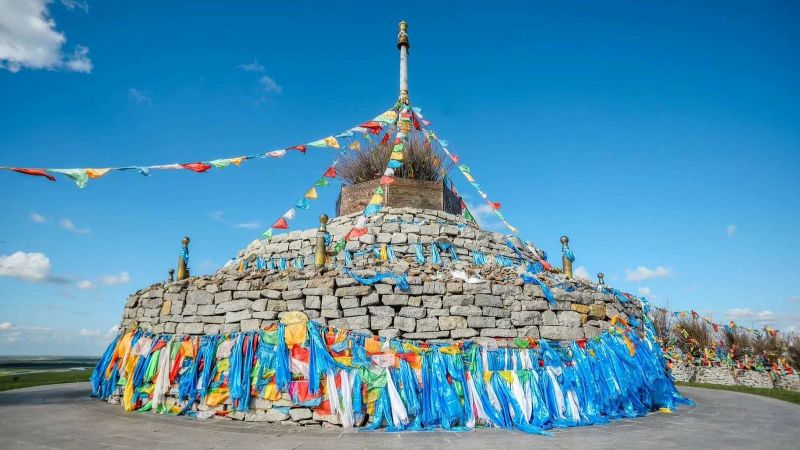 Tempel in Mongolié